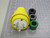 WOODHEAD 26W49-P PLUG-WATERTITE NEMA L7-20 20A 277V - YELLOW T165366 WOODHEAD 26W49-P PLUG-WATERTITE NEMA L7-20 20A 277V - YELLOW T165366