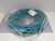Brad Connectivity 1201080535 E66A06002M600 Ethernet Male/Male RJ-45 8 Base-T Wiring 60M Teal PVC CAT 5E Cable For Sale