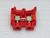 LOT OF 48 ABB M6/8 RED TERMINAL BLOCKS T190591