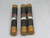 LOT OF 3 BUSSMANN FRS-R-2-1/2 FUSETRON TIME-DELAY FUSE T197989 LOT OF 3 BUSSMANN FRS-R-2-1/2 FUSETRON TIME-DELAY FUSE T197989