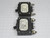 LOT OF 2 AIRPAX LELK1-1REC4-27129-931 CIRCUIT BREAKER 37.5 AMP T194314