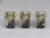 LOT OF 3 OMRON LY3F-UA-DC 110 RELAY T202127