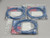 LOT OF 3 SANOXY N204 005 BL RA CAT6, RJ45 PLUG, RJ45 PLUG, 10 FT, 3 M, BLUE T204054 LOT OF 3 SANOXY N204 005 BL RA CAT6, RJ45 PLUG, RJ45 PLUG, 10 FT, 3 M, BLUE T204054