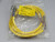 TURCK CSFD 19-19-2/S717 CONNECTOR M23 MALE RECEPTACLE PANEL MOUNT 19 WIRE 2 METER PVC U-60560 T204099