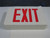 LITHONIA LIGHTING 4PH52 EXIT SIGN WITH RED LETTERS T209954