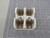 LOT OF 2 BUSS 2604 430P CERAMIC FUSE BLOCK HOLDER T159207