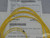 LOT OF 18 COMMSCOPE FPCTY-SPSC/PLC-P-2.4M YELLOW SINGLEMODE FIBER PATCH CABLE T167934