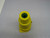 DANIEL WOODHEAD 1301470248 27W47-P CONNECTOR WATERTITE NEMA L5-20 20A 125V YELLOW EXTREME PERFOMANCE OIL RESISTANT T174470