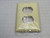 LOT OF 10 PASS & SEYMOUR SP8-ICP DUPLEX OUTLET COVER IVORY T187452