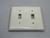 LOT OF 25 ORBIT OP2-W 2-GRANG WALL PLATE SWITCH WHITE T187453