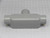 LOT OF 5 HUBBELL TWOT-2 3/4 IN STEEL EMT CONDUIT BODY T195285