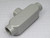 LOT OF 4 HALEX E121488 CONDUIT OUTLET BODY 3/4" WITH COVER T198452