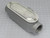 LOT OF 5 EATON T35-CGN 1" T CONDUIT BODY WITH COVER & NEOPRINE GASKET T198632
