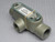 LOT OF 2 EATON CROUSE-HINDS T37 CG FORM 7 CONDUIT BODY WITH COVER AND GASKET T198763
