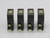 LOT OF 4 FUJI CP31/X 1A 41-14919 AC250V CIRCUIT BREAKER T214494