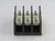 LOT OF 5 BUSS 16290-3 POWER TERMINAL BLOCK T211239