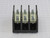 LOT OF 5 BUSS 16290-3 POWER TERMINAL BLOCK T211239