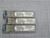 LOT OF 3 ERICSSON RDH 102 47/2 LCP-2488B4HDRT-E 1.25GBPS SINGLE-MODE FIBER 8KM 1310NM SFP OPTICAL TRANSCEIVER MODULE T199501