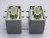 LOT OF 2 WEIDMULLER 1204100000 HDC HE 10 FS HEAVY DUTY CONNECTOR T264415