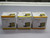 LOT OF 3 DATA COMM ELECTRONICS 70-0038 8-WAY GOLD PLATED, 2 GHZ SPLITTER T264768