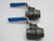 LOT OF 2 VELAN LP 2000 BALL VALVE T266691