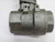 LOT OF 2 VELAN LP 2000 BALL VALVE T266691
