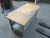 USED VINTAGE INDUSTRIAL WOOD TOP TABLE 72X30X35 T267565 For Sale