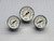 LOT OF 3 SMC PNEUMATIC AIR PRESSURE GAUGES T268218