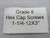 LOT OF 4 GRADE 8 HEX CAP SCREWS T270331