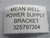 MEAN WELL 325797354 POWER SUPPLY BRACKET T270362