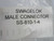 LOT OF 12 SWAGELOK SS-810-1-4 TUBE FITTINGS MALE CONNECTORS T271022