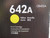 HP 642A CB402A YELLOW LASERJET TONER CARTRIDGE T271590