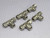 LOT OF 5 SWAGELOK SS-810-3 UNION TEE TUBE FITTINGS T271547