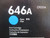 HP CF031A 646A CYAN ORIGINAL LASERJET TONER CARTRIDGE T271948