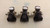 LOT OF 3 SMC AR1000-M5BG PNEUMATIC AIR REGULATOR T27724