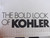 KINGSTON KOHLER 2005-0 WALL MOUNTED LAVATORY BATHROOM SINK T37355
