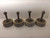 LOT OF 4 HEAVY DUTY INDUSTRIAL MACHINE LEVELING FEET T40087