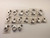 LOT OF 16 K075-C K100-C K150-C CLAMPS FLANGE T41119