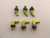 LOT OF 6 CPLG HALF 315195-4 AE97143E FITTINGS T42853