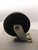 LOT OF 4 7.5X2.5" RUBBER CASTERS W/ 6X4.5" BASE & BRAKE T44619