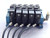 LOT OF 5 MAC 45A-SA1-DAAJ-1KA SOLENOID VALVES W/ MANIFOLD T94165