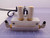 LOT OF 2 SMC VX2B0AG SOLENOID VALVES ON MANIFOLD T98941