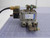 LOT OF 2 FESTO TYP 11898 PRS-1/8-2 B TYP 9765 MFH-5-1/8 NPT SOLENOID VALVES W/ MANIFOLD T100698