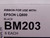 LOT OF 4 NU-KOTE EPSON BM203 BLACK NYLON PRINTER RIBBON LQ800 T102316