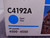 HP HEWLETT PACKARD C4192A COLOR LASERJET CYAN TONER CARTRIDGE T102320
