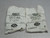 LOT OF 2 GATES G34175-0606 6C5-6RF JX45 TUBE TO HOSE ADAPTER T103260