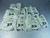 LOT OF 9 GATES G45585-1212 HYDRAULIC COUPLE FITTINGS T103329