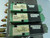 LOT OF 4 NUMATICS 082SA415MX52G SOLENOID VALVES W/ MANIFOLD T104666