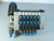 Lot of 6 Festo 161 361 P502, CPV-14-VI Solenoid Valves on Manifold T105341 For Sale