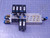 LOT OF 4 FESTO MYH-3-M5-L-LED PRS-M5-8 SOLENOID VALVES W/ MANIFOLD T107235